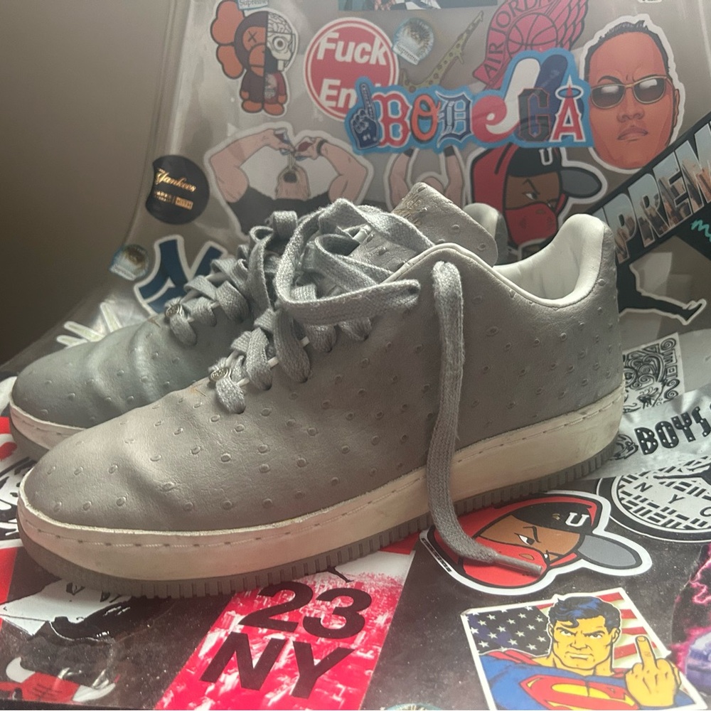 Nike Air Force One Supreme Ostrich Grey